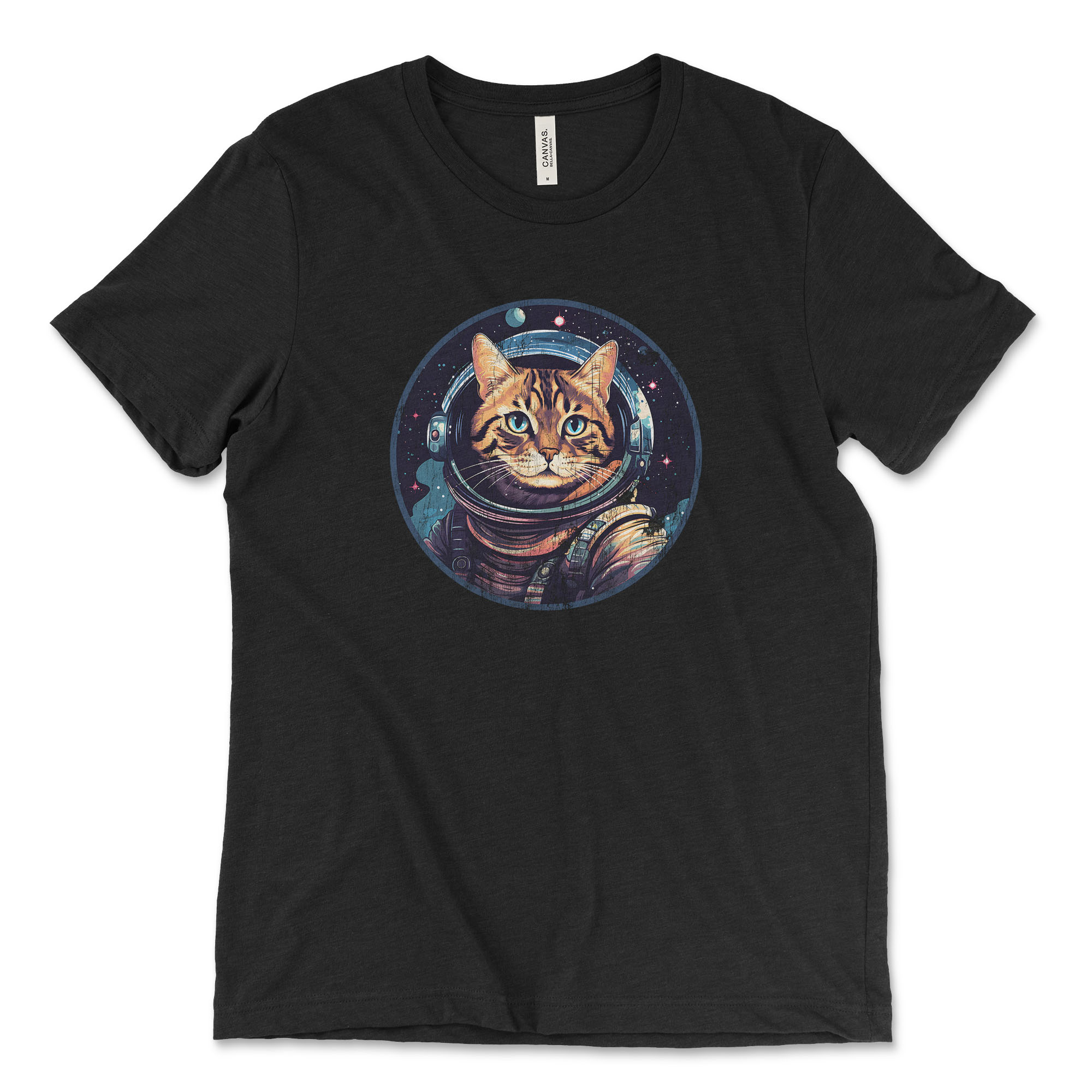 astronaut cat t-shirt