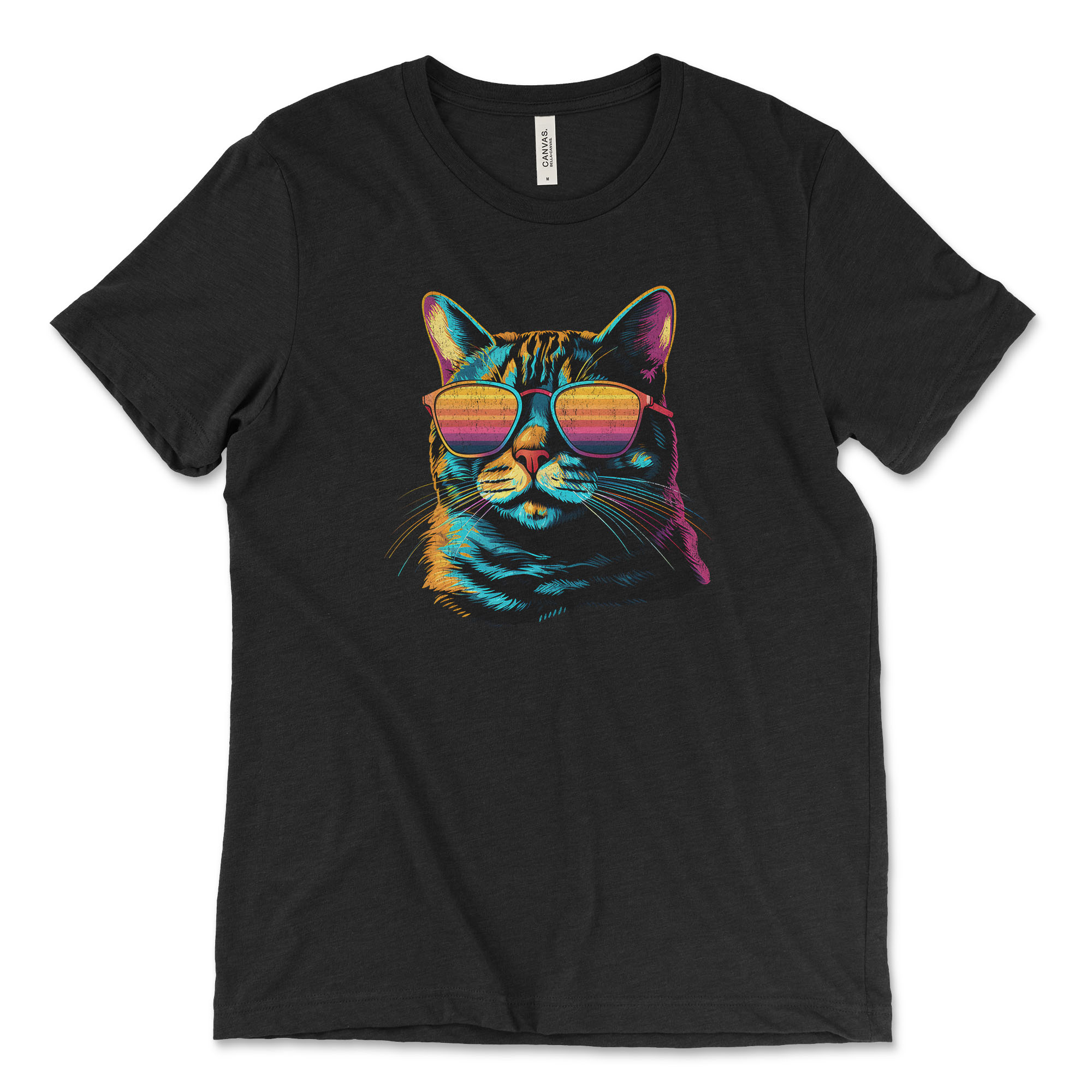 cool cat dad t-shirt